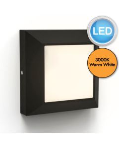 Lutec - Helena - 6402105012 - LED Black Opal IP54 Outdoor Recessed Marker Light