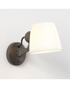 Astro Lighting - Imari - 1460003 - Bronze White Porcelain Adjustable Wall Light