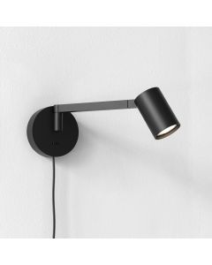 Astro Lighting - Ascoli - 1286138 - Black Swing Plug In Plug In Reading Wall Light