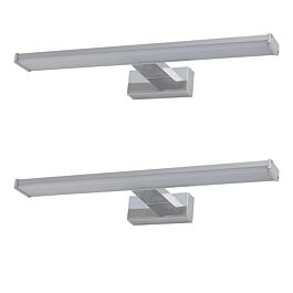 Set of 2 Verve - Bathroom LED Over Mirror Lights